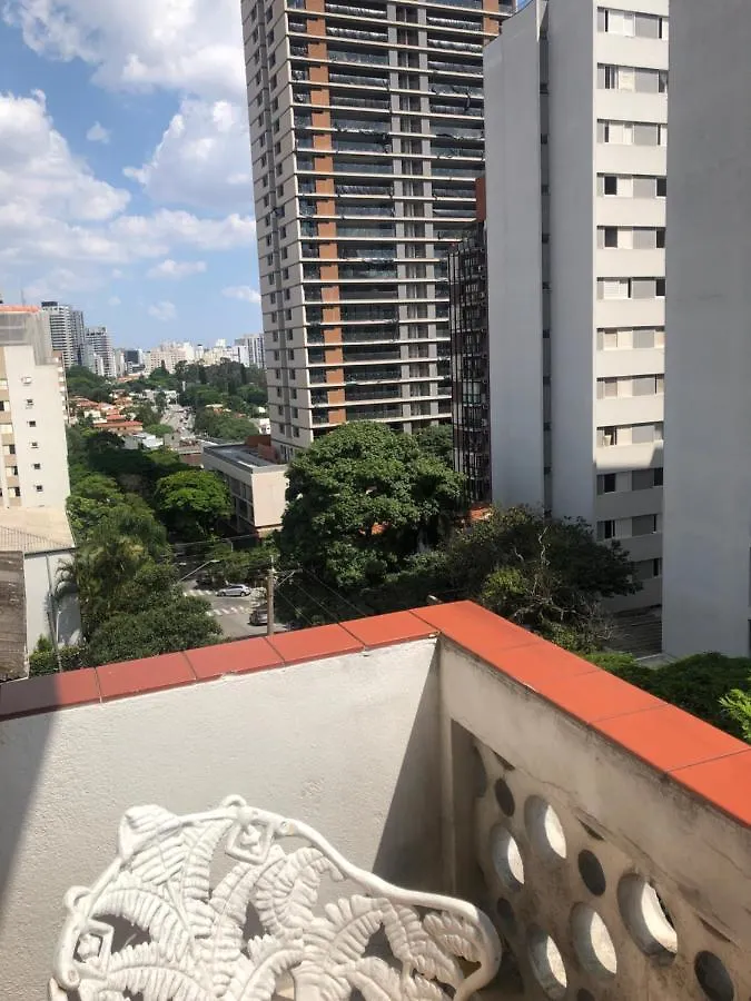 Quarto Duplo Amplo Com Varanda Em Apartamento 상파울루